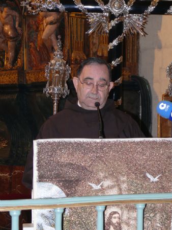 EL OBISPO DE JACA Y HUESCA PREGON LA SEMANA SANTA JUMILLANA Y AFIRM QUE DEBE SER UN PUNTO DE ENCUENTRO ENTRE LA INTERIOR Y LA EXTERIOR