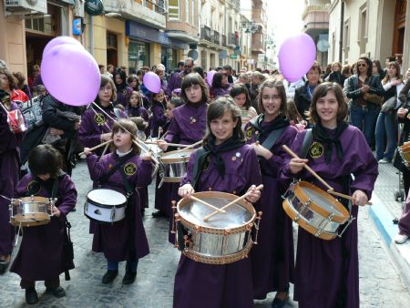 CON LOS MS PEQUEOS COMO PROTAGONISTAS ARRANCARON LOS ACTOS DE SEMANA SANTA EN JUMILLA