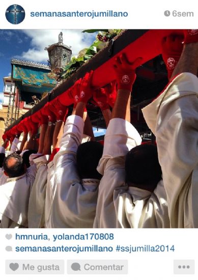 La Concejala de Festejos da a conocer el ganador del I Concurso de Instagram de Semana Santa de Jumilla