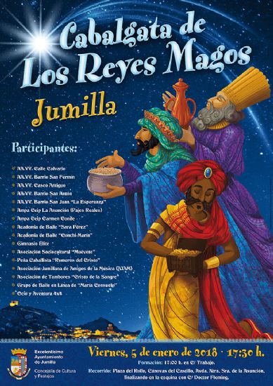 Los Reyes Magos repartirn maana miles de regalos entre los jumillanos
