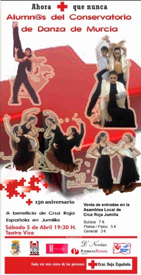 Alumnos y alumnas del Conservatorio Profesional de Danza de Murcia bailarn en el Teatro Vico en beneficio de Cruz Roja Jumilla