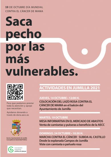 Presentadas las actividades por el Da Mundial contra el Cncer de Mama con el lema 'Saca pecho por las ms vulnerables'