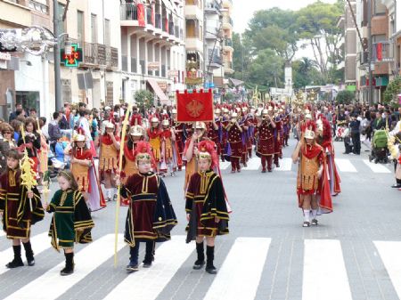 EXPLENDOR EN LA PROCESIN DEL DOMINGO DE RAMOS, QUE FUE PRESENCIADA POR MILES DE PERSONAS