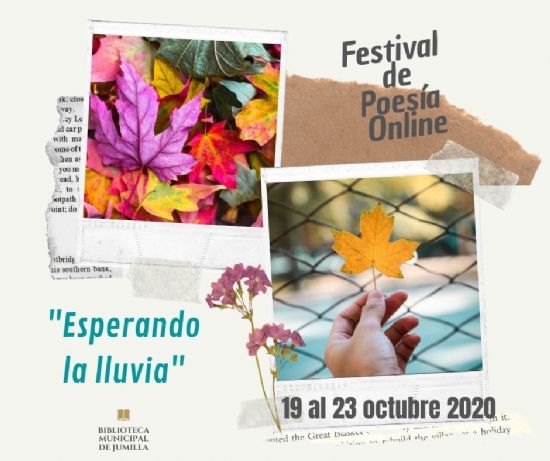 Cultura organiza el Festival de Poesa Online Esperando la lluvia del 19 al 23 de octubre
