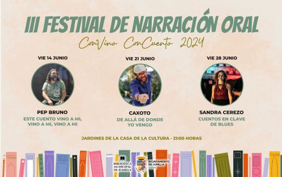 El Festival de Narracin Oral ConVino ConCuento llega a la Biblioteca Municipal los viernes de junio