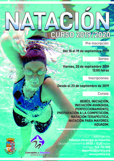 Abierto plazo de preinscripciones para los cursos de natacin de la Piscina Cubierta