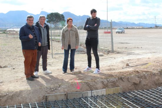 En marcha las obras del rocdromo y del cambio de iluminacin del Polideportivo La Hoya