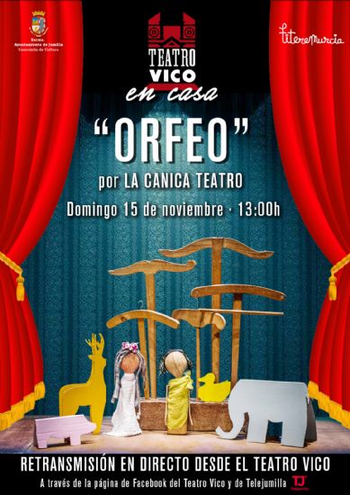 El Festival TitereMurcia visita este domingo Jumilla con la representacin de Orfeo