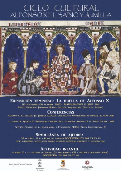 La Concejal�a de Cultura organiza un ciclo de actividades sobre la figura de Alfonso X y su relaci�n con Jumilla
