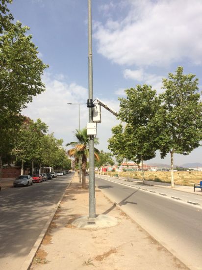 Instalado nuevo punto de telecontrol de red en la avenida de la Libertad