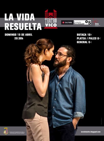 Carlos Santos, Berta Hernndez y Javier Mora se suben al escenario del Teatro Vico este domingo con la afamada obra La vida Resuelta