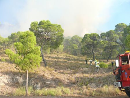 MS DE 200 PERSONAS PARTICIPARON EN LA EXTINCIN DEL INCENDIO OCURRIDO EN SANTA ANA