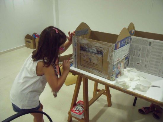 Una veintena de nios y nias finalizan las actividades infantiles en museos del verano con la realizacin de un cofre del tesoro