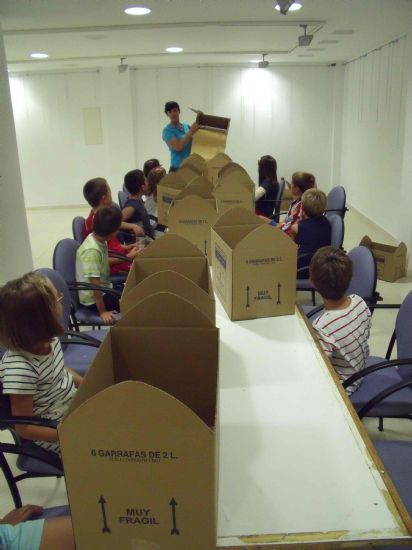 Una veintena de nios y nias finalizan las actividades infantiles en museos del verano con la realizacin de un cofre del tesoro