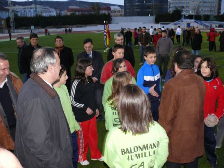 ESTA TARDE SE HAN INAUGURADO TRES OBRAS EN EL POLIDEPORTIVO MUNICIPAL LA HOYA DE JUMILLA