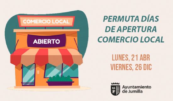 El comercio local podr abrir los festivos 21 de abril y 26 de diciembre