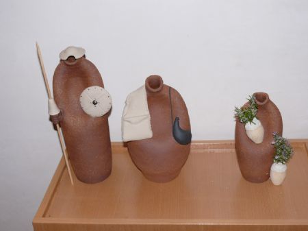 INAUGURADA EN LA CASA DEL ARTESANO UNA CURIOSA EXPOSICIN DE JUAN JESS MARTN