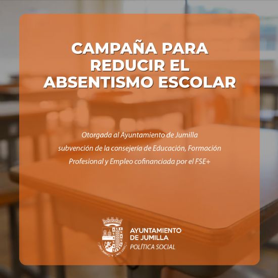 El Ayuntamiento de Jumilla recibe una subvencin regional para reducir el absentismo escolar