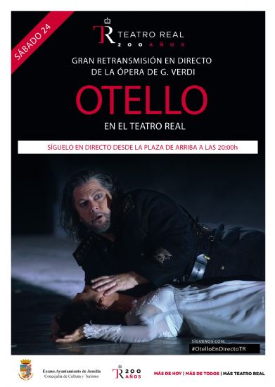 Este sbado se retransmitir en directo desde la Plaza de Arriba la pera de Verdi, Otello