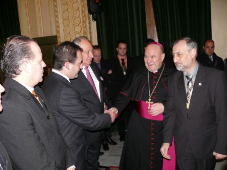 EL ARZOBISPO DE ZARAGOZA, MANUEL UREA PASTOR PREGON LA SEMANA SANTA DE JUMILLA 