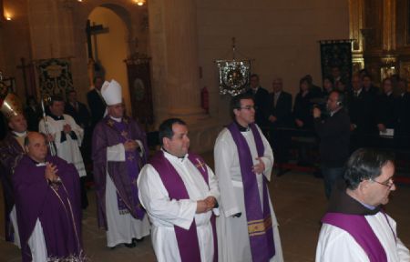 EL ARZOBISPO DE ZARAGOZA, MANUEL UREA PASTOR PREGON LA SEMANA SANTA DE JUMILLA 