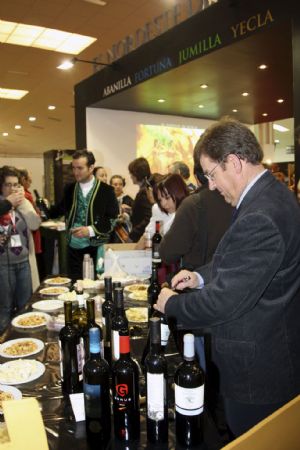 LA CONCEJAL DE TURISMO DESTACA EL APOYO DE LOS COLECTIVOS FESTEROS Y LA ASOCIACIN RUTA DEL VINO EN TURISMUR 2009