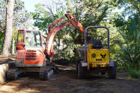 Comienzan las obras de remodelacin en el Jardn Botnico de La Estacada