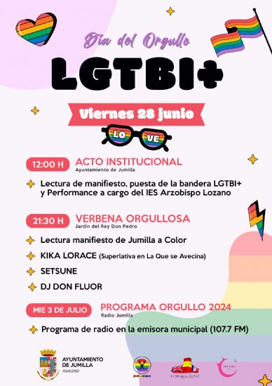 Igualdad presenta las actividades por el Da del Orgullo LGTBI+ en Jumilla