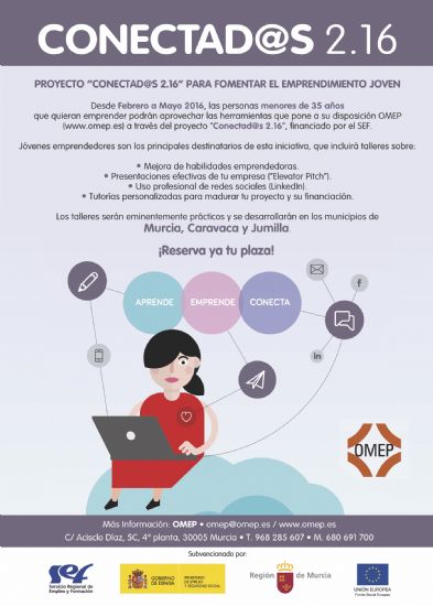 La OMEP pone hoy en marcha en Jumilla el proyecto formativo 'Conectadas 2.16'