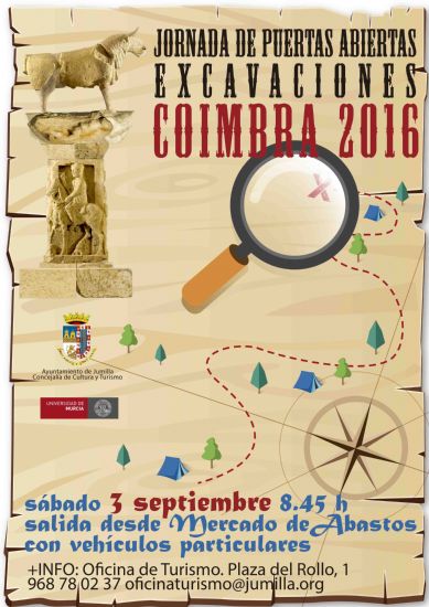 Cultura organiza una jornada de puertas abiertas en Coimbra coincidiendo con las excavaciones