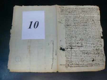 PRESENTADOS 25 DOCUMENTOS DE LOS SIGLOS XV, XVI Y XVII, RESTAURADOS POR EL LABORATORIO DE RESTAURACIN DE PAPEL