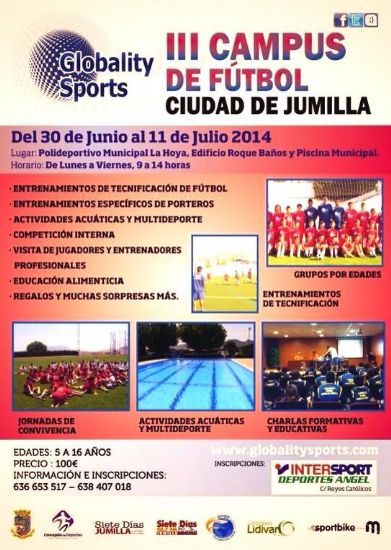 El concejal de Deportes presenta la III Edicin del Campus de Ftbol Ciudad de Jumilla