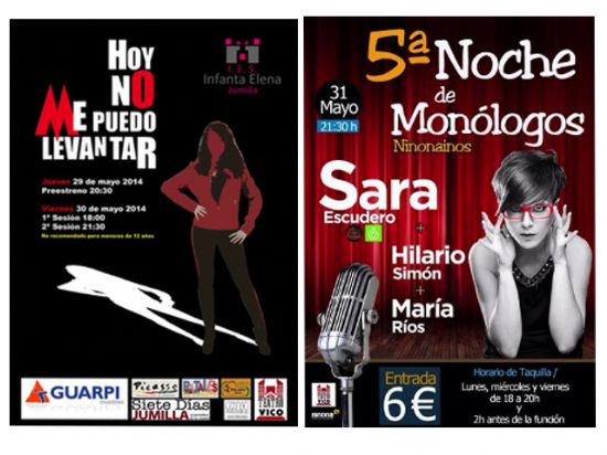El Teatro Vico quiere colgar el cartel de no hay entradas con el musical Hoy no me puedo Levantar, y los monlogos de Sara Escudero