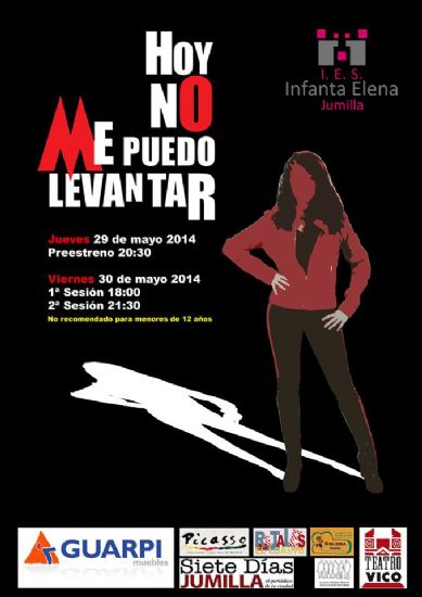 El Teatro Vico quiere colgar el cartel de no hay entradas con el musical Hoy no me puedo Levantar, y los monlogos de Sara Escudero