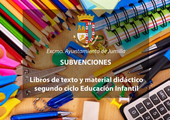 Concedidas 223 subvenciones para libros y material de segundo ciclo de Educacin Infantil