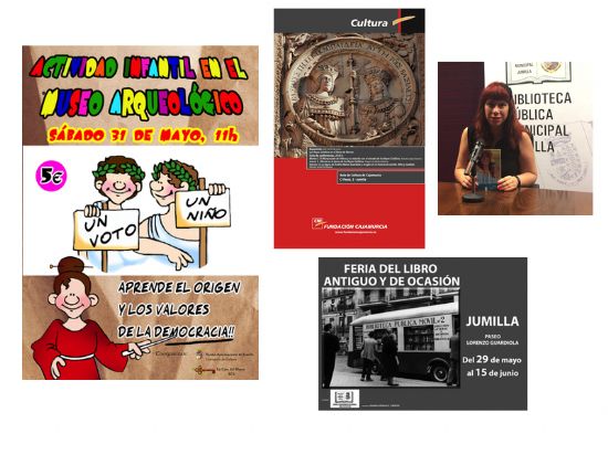 La actividad infantil Un nio, un voto y la Feria del Libro Antiguo y de Ocasin, son algunas de las propuestas culturales del fin de semana