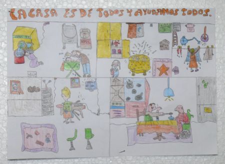 MS DE 200 NIOS Y NIAS HAN PARTICIPADO EN EL CONCURSO DE DIBUJO SOBRE EL REPARTO DE TAREAS DOMSTICAS