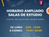 foto portada - noticia Ampliado el horario de las salas de estudio del Centro Roque Baños para la época de exámenes y oposiciones