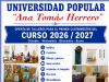foto portada - noticia Abierto el plazo de preinscripción en la Universidad Popular Ana Tomás Herrero para el curso 2026-2027